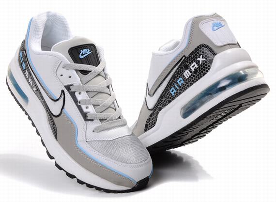 New Men'S Nike Air Max Ltd Black/Gray/ White